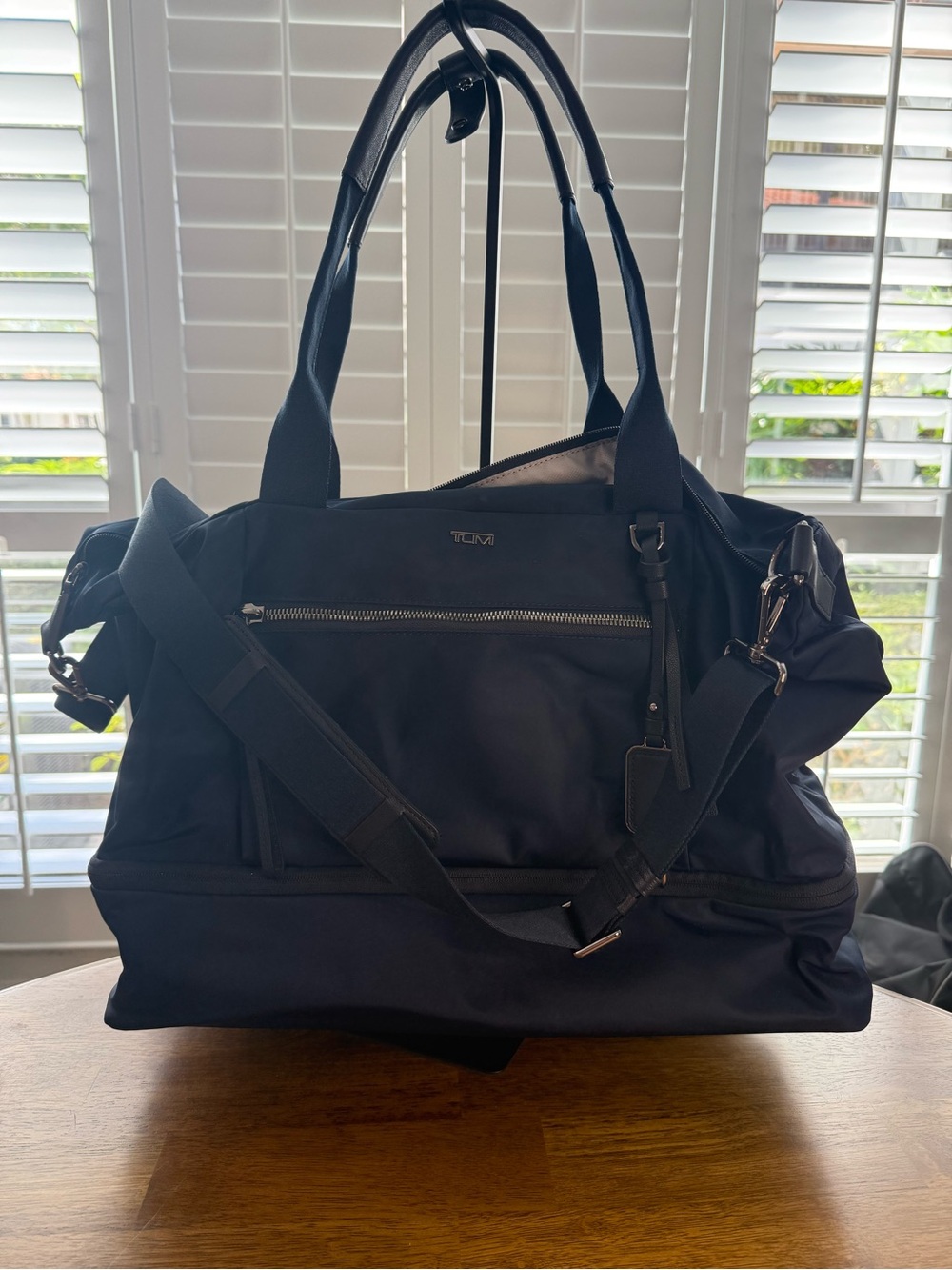 TUMI Weekender Bag in Navy Blue